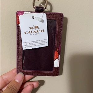 Coach Name Tag Holder